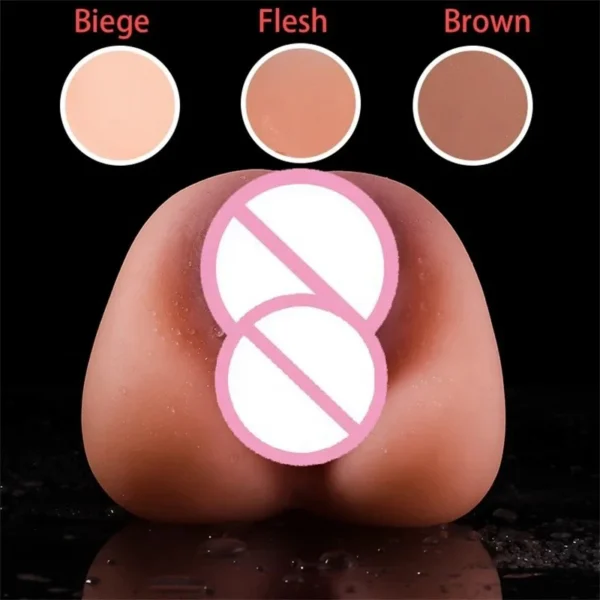 Realistic Dual Open Pocket Pussy and Mouth Vagina Sex Toys for Men Masturbating