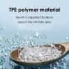 TPE Soft Transparent Male Sucking Vibrating Masturbator Sex Toy Cup