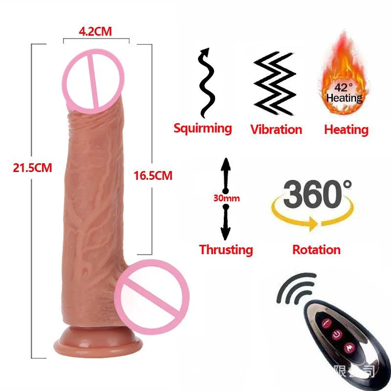 Sex Toys for Women Big Heated Dildos Realistic Remote Control Realistic Dildo Vibrator