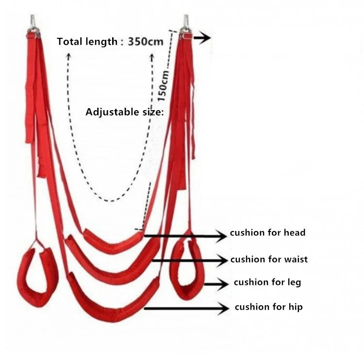 Sex Love Door Hanging Bondage Restraint Furniture 5 Cushions Adult Sex Toy Door Swing Sets