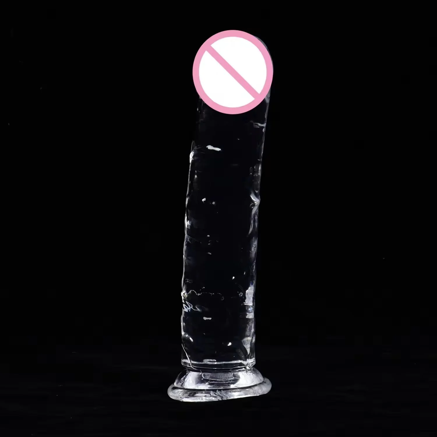 Women's Colorful Adult Product Genre Realistic Design Natural Rubber Dildo Soft Silicone Material Artificial Crystal Dildos
