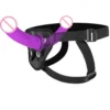 Female Masturbation Double Ended Silicone Dildo Strap on Harness Anal Dildo Women Sex Toys Lesbian