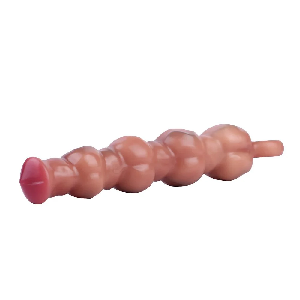 Vibrating Vaginal Stimulation Prostate Massager Anal Toys Silicone Anal Beads with Pull Ring Design Sex Toy for Men Women Couple