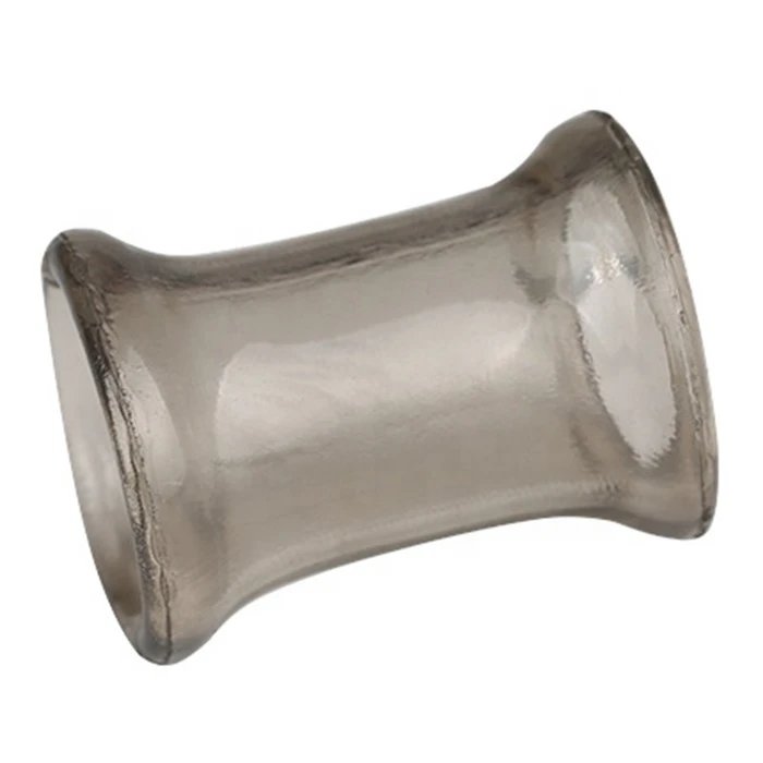 Men's Reusable Soft TPE Cock Ring Locking Silicone Vibrating Penis Ring with Delay Ejaculation Function