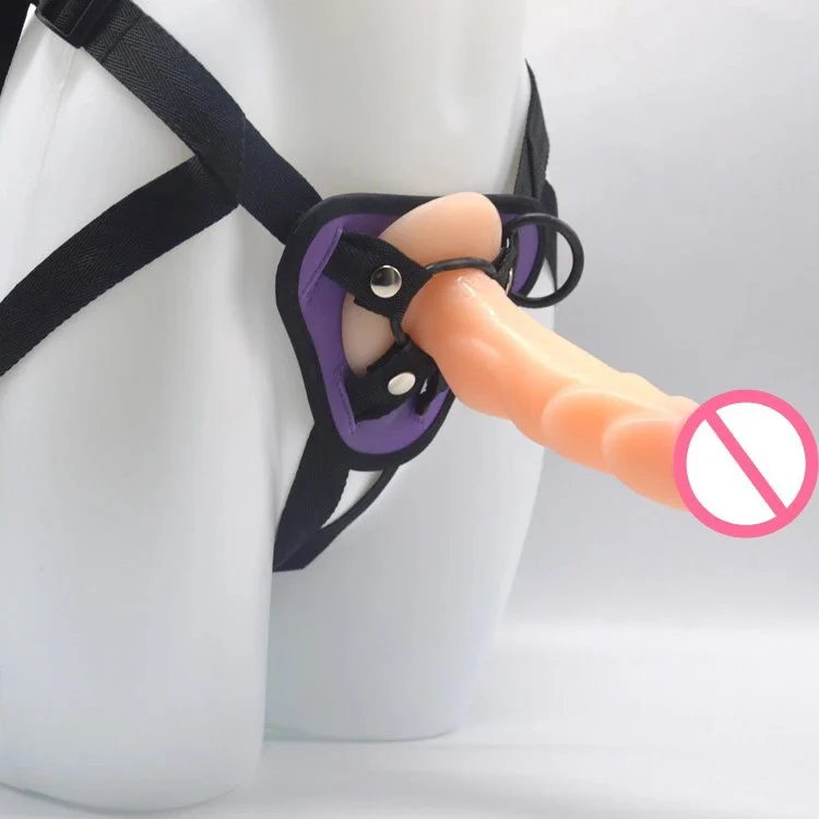 Lesbian Sex Toy Deer Horn Plastic Dildo with Pants Animal Penis with Belt Strapon Dildo for Women