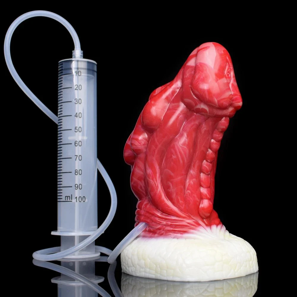 Large Squirting Dildo Huge Animal Ejaculation Anal Plug Dildos Animal Squirt Sex Toys
