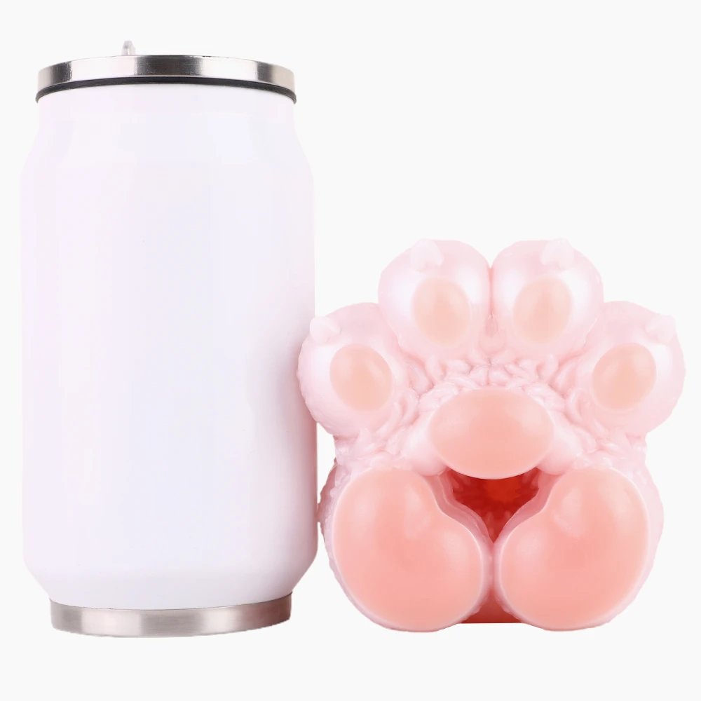 Super Soft &Cute Silicone pink cat Claws Male Masturbator Sex Toy Male Prostate Massage Stroker Penis Stimulation Sex Toys