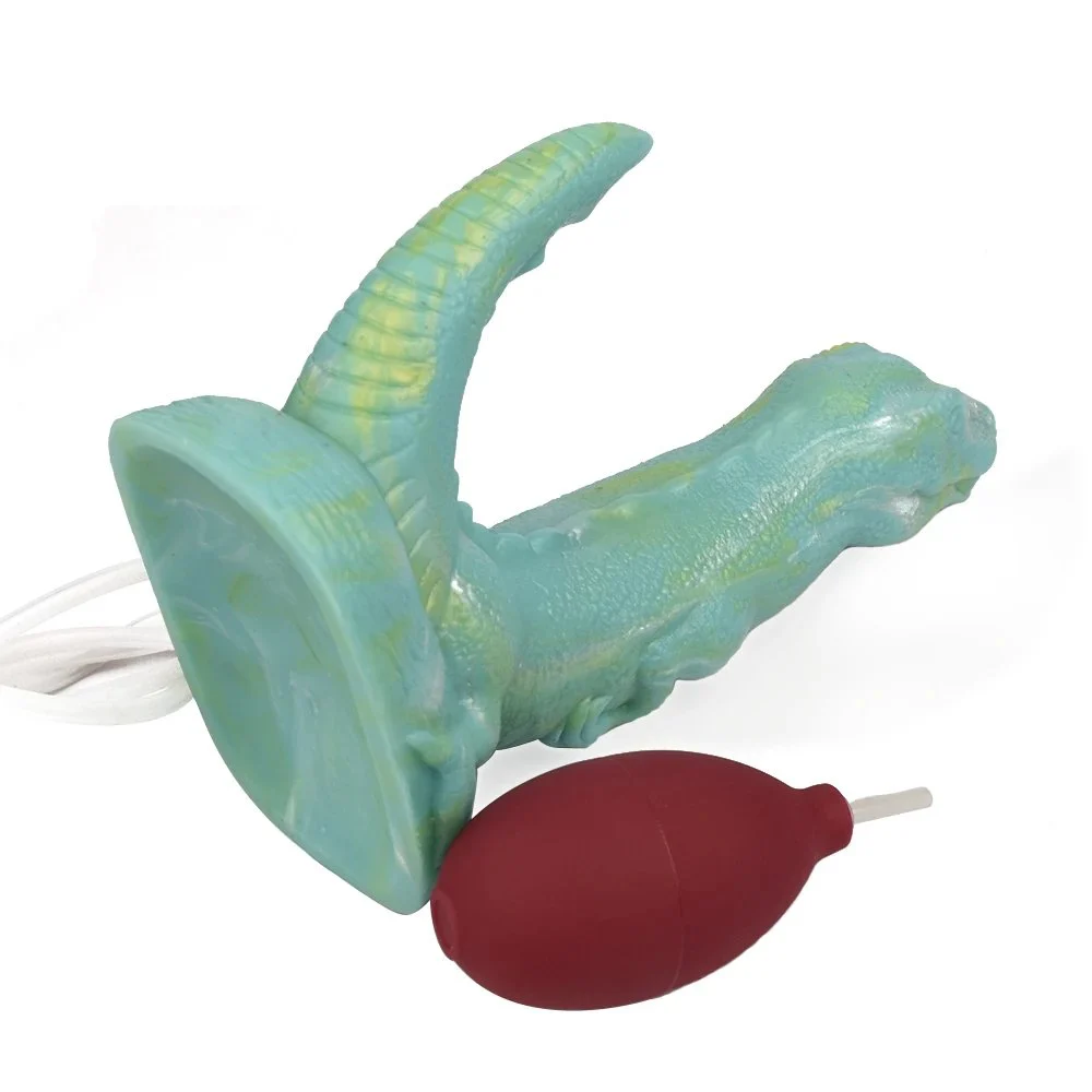 Launch Dinosaur Shaped Dildo Anal Plug Soft Fun Adult Toys for Men Women