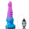 Monster Dragon Dildo Squirting Knotted Ejaculating Anal Silicone Waterproof Soft Adult Sex Toy with Water-Spraying