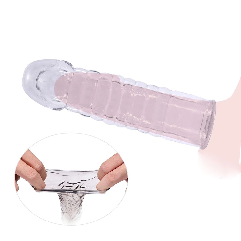 Best Men's Grainy Reusable Love Toy Classic Washable Condoms for Masturbators Conveniently Reusable