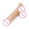 Simulation Suction Cup Dildo Big Glans Penis Rubber Artificial Penis