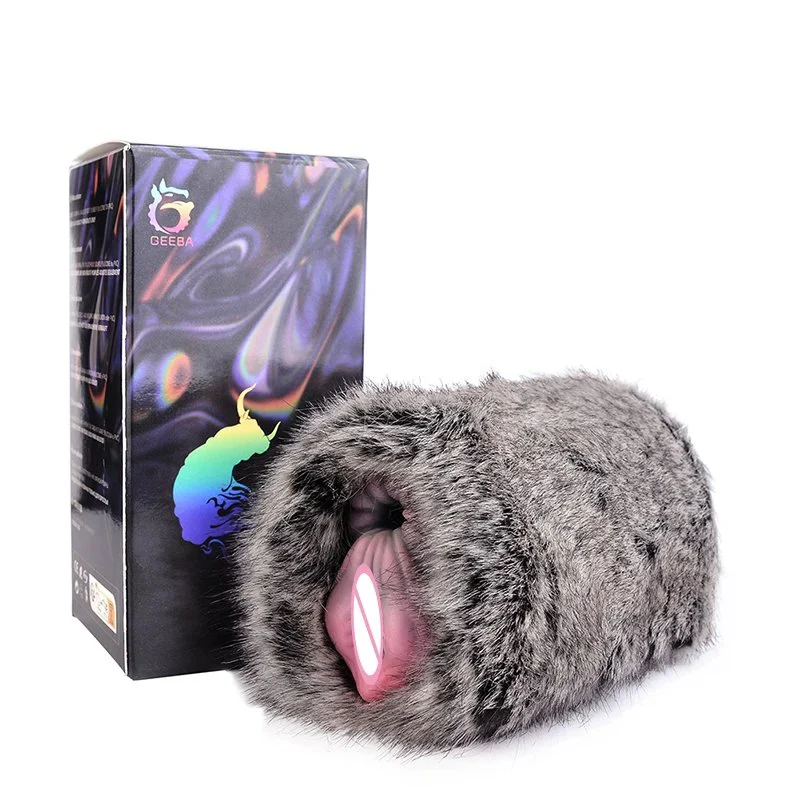 Soft Silicone Male Masturbator Fantasy Furry Animal Masturbate Sex Toy Realistic Cow Vagina Pocket Pussy Stroker