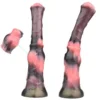 Long Horse Dildo,Soft Flexible Horse Dildo Silicone Realistic Animal Dildos, Realistic Horse Dildo with Suction Cup