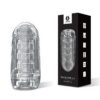 Male Penis Exerciser Transparent Squeeze Masturbation Cup Air Suction Pocket Pussy Portable Adult Intimate Toy