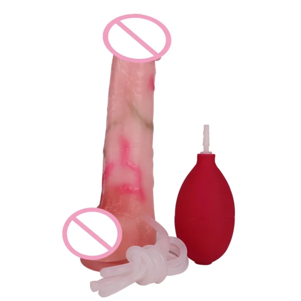 Sex Toy Penis Toy Huge Squirting Dildo Realistic Female Masturbator With airbag & Syringe for Male Female