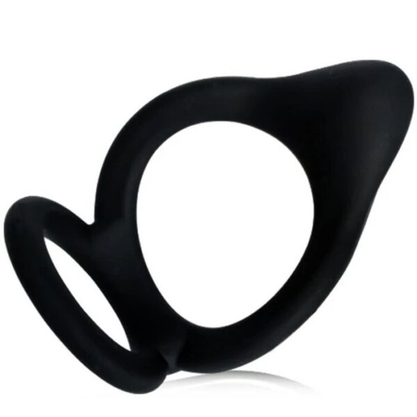 Men's Adult Sex Toys Double Cock Ring Silicone & TPE Material Delayed Ejaculation Penis Exerciser