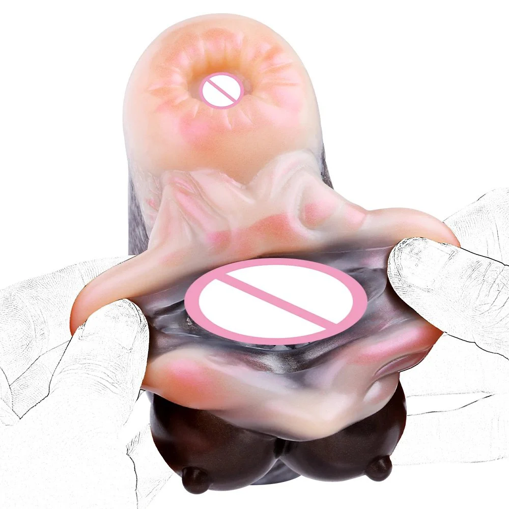 Soft Liquid Silicone Masturbation Cup Sex Toys for Men Penis Stimulator Adult Toys Pocket Pussy