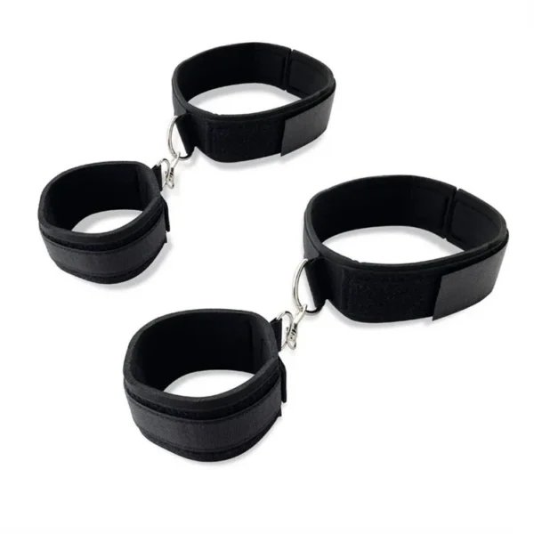 Sex Toys Bondage Set for Couple Hand and Legs Cuff Bondage Wrist to Thigh Restraint