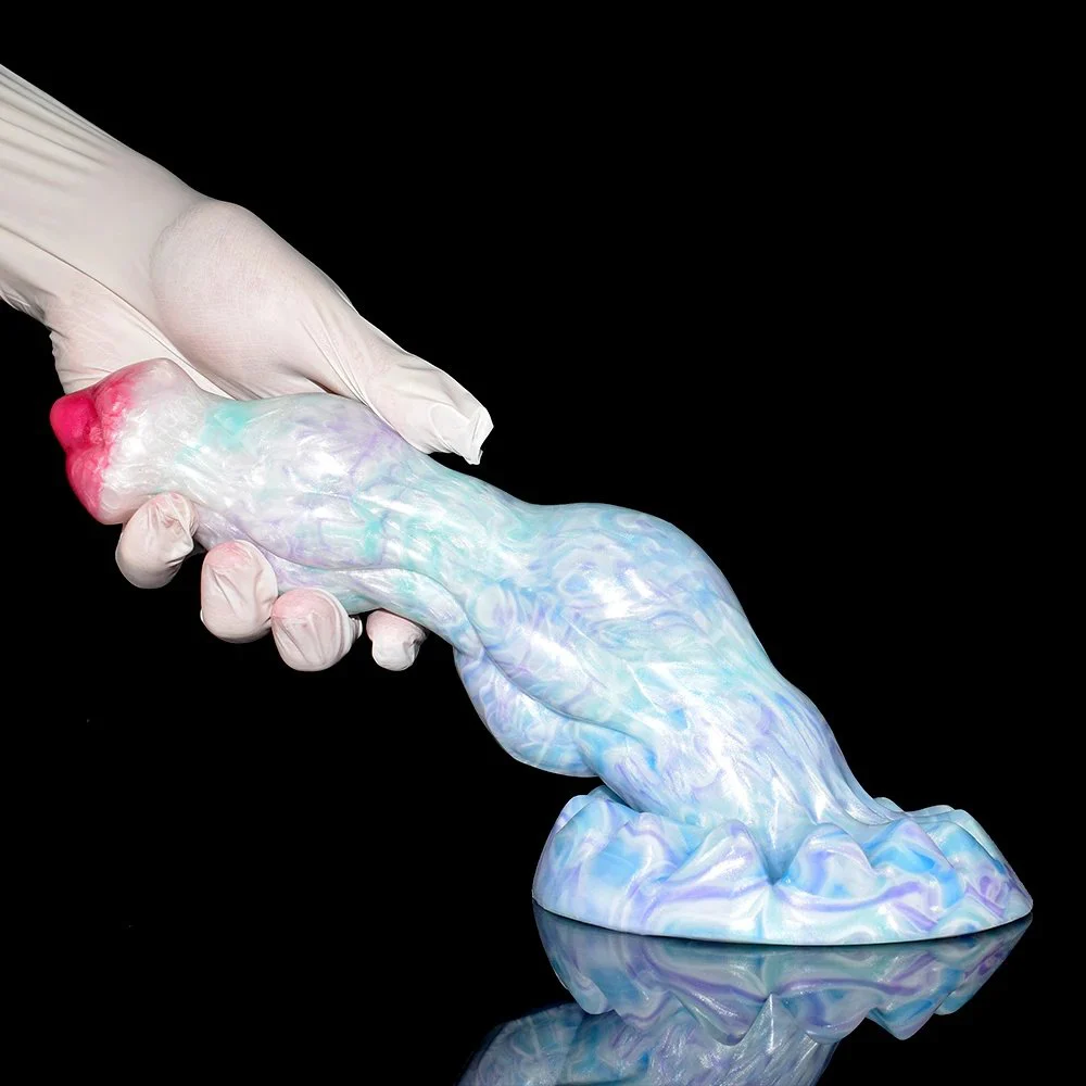 Sex Toy for Adult Women Silicone Cock Penis Animal Dog Double Knot Dildo Bulging Veins Anal Plug Female Masturbator