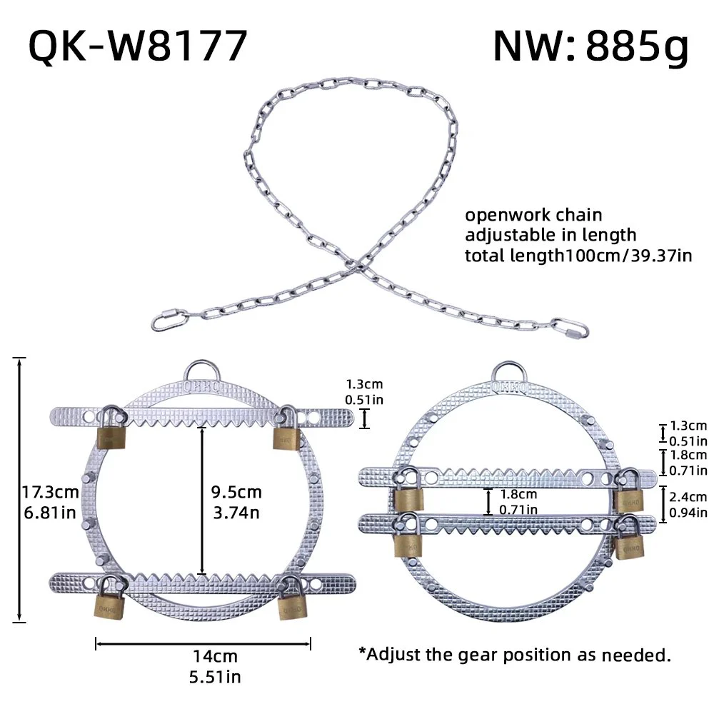 Wearable Chest Bondage Stimulate Sexy Spiked Breast Stainless Steel Breast Clamp Metal Chain Female Masturbation Sex Toys