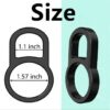 Men's Silicone Cock Ring Sex Toy Adult Delay Ejaculation Function