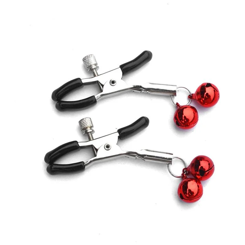 Bondage Toys Breast Stimulator Female Sex Toy Nipple Clamps with Ring