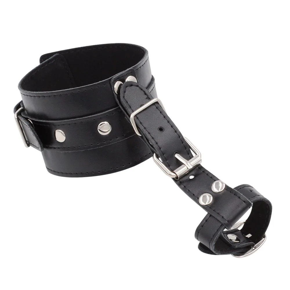 Bondage Thumb Handcuff Adult Product Thumb Binding BDSM Couple Bondage Fun Leather Other Sex Toys