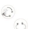 Penis Rings Stainless Steel Open Cuff Ring Glans Ring Erenction Enhancing Sex Toys for Men