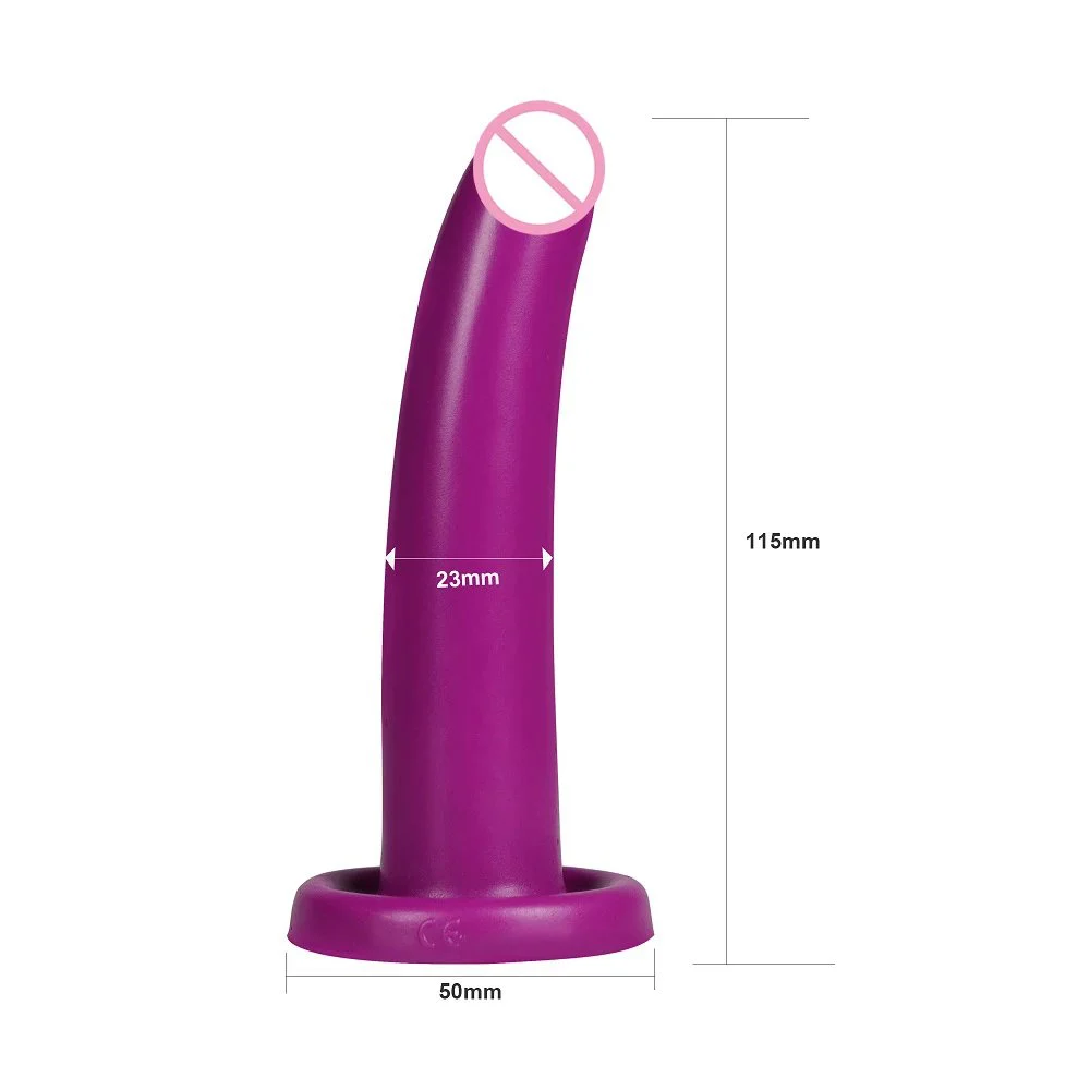 Liquid Silicone Posterior Stimulus G Spot P Spot Stimulation Dildo Strong Suction Cup