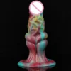 Martian Dildo Dildo Male and Female with Alien Suckers Anal Plug Erotic Masturbator