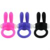 Adult Sex Toy Penis Delay Ring Rabbit Ear Vibrating Cock Ring With Clitoral Stimulator