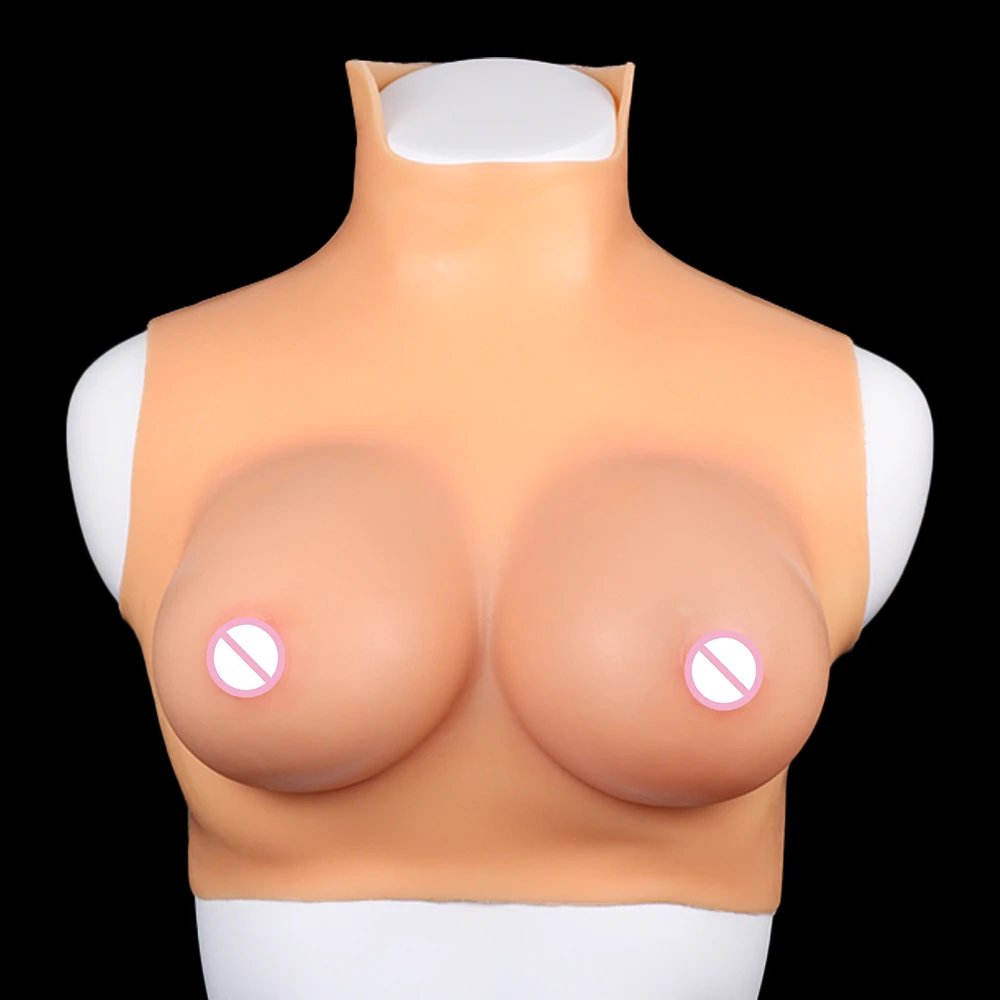 Silicone Breast Form Realistic Breast, Sissy Boy Half Body Realistic Breast Forms ,Breast Plates Sissy Full Set Sex Toy