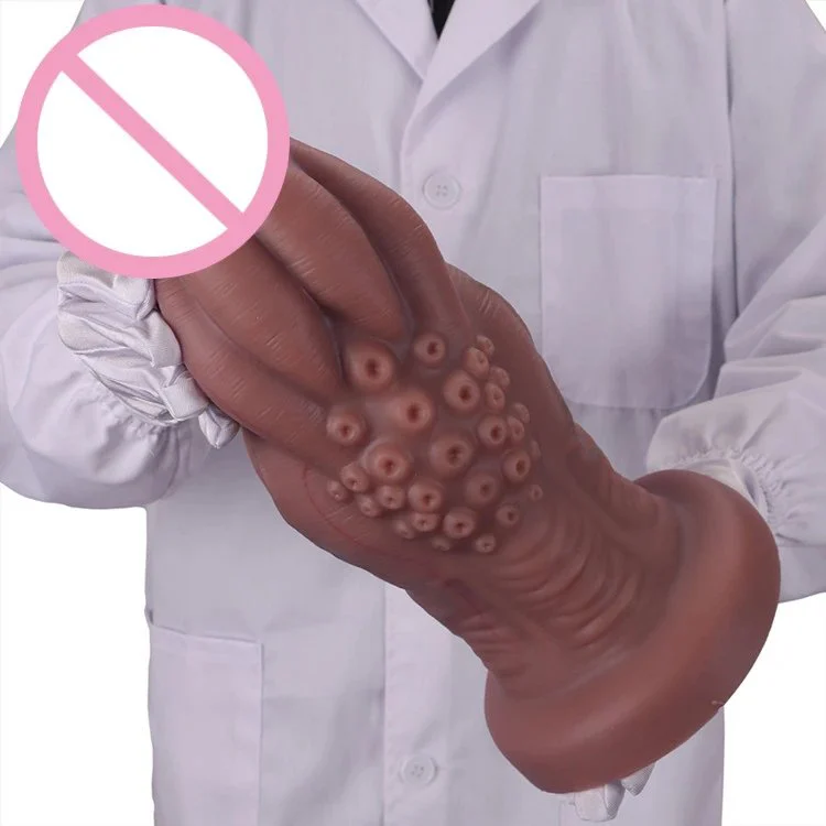 Huge Manual Silicone Dildo with Suction Cups Female Vaginal Masturbator Anus Dilation Device Anal Toys Sex Toys for Women