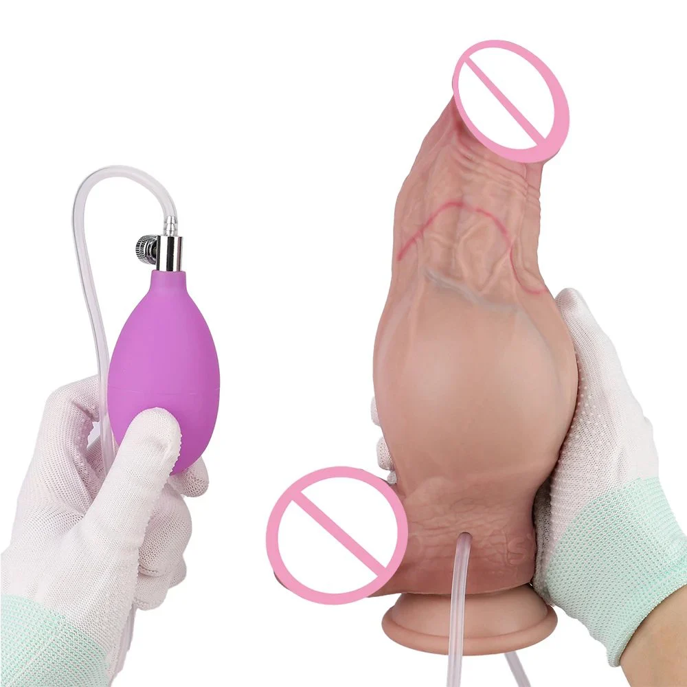 Huge Simulated Penis Soft Silicone Artificial Dildo Ejaculation Dildo Simulation Sex Masturbator Lesbian Sex Toy