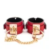 Games Product Couple Sex Toys Bondage Gear Handcuffs Leash PU Collar for Adult Foreplay Pleasure