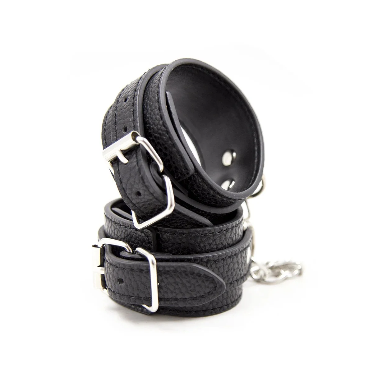 Handcuffs Leather Shackle Sex Handcuffs Needle Buckle Sex Hand Chain Shackle Footcuffs