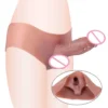 975g Silicone Men's Sexy Strap on Dildo Penis Underwear Penis Extend Sex Toys Male Masturbator Delay Ejaculation Dildo Pants