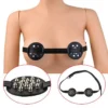 Spiked Breast Binder With Chest Straps Nipple Restraints Female Nipples Clamp Breast Bondage Sex Toys for Women Men