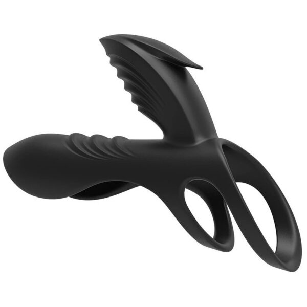 Product Vibrating Male Silicone Cock Ring Rose Style Penis Delay Ejaculation Sex Ring for Men