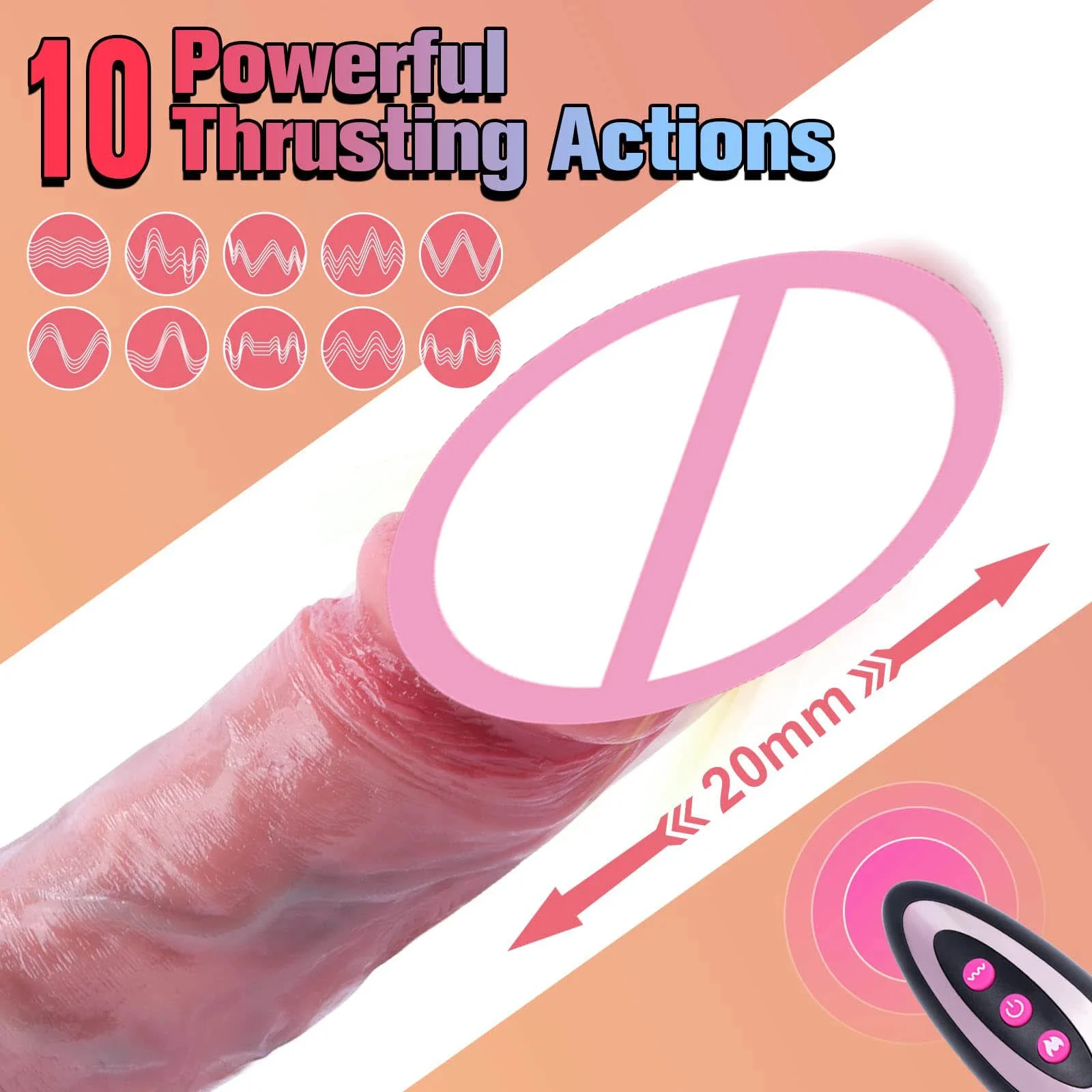 Liquid Silicone Vibrating Heating Dildo Stimulator G-spot Clitoral Anal Massager Thrusting Realistic Dildo Vibrator for Women