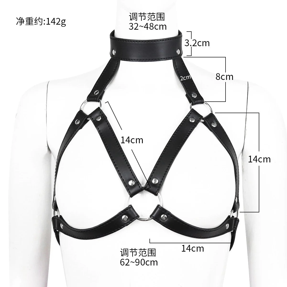 Sex Bondage Clothes Leather Flirty Clothes Adult Toys Bondage Collar Sex Clothing Sex Leather