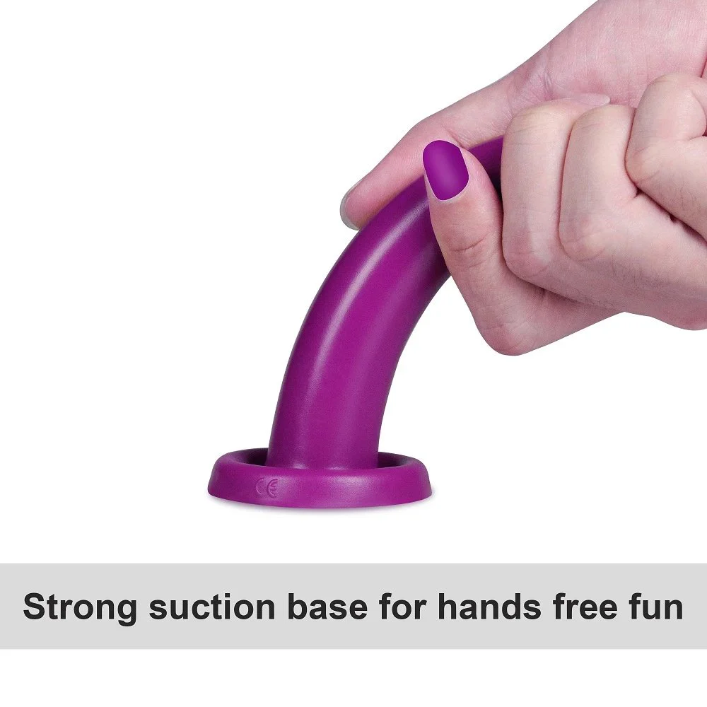 Liquid Silicone Posterior Stimulus G Spot P Spot Stimulation Dildo Strong Suction Cup