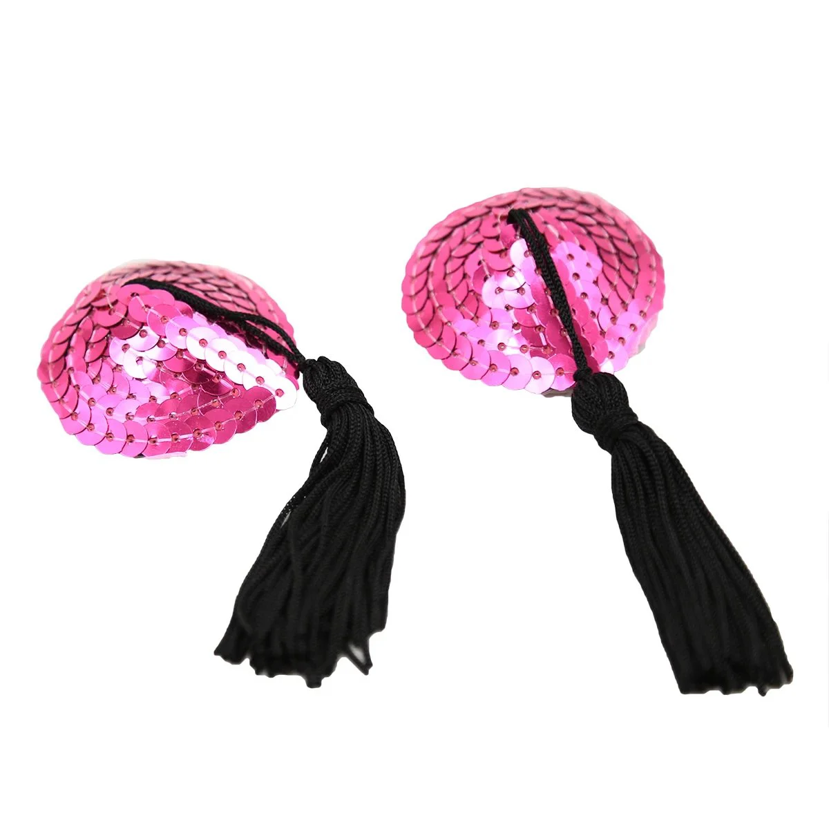 Tasseled Heart-shaped Nipple Sticker Sexy Sequin Props Chest Stickers Adult Device Toys Sex Product