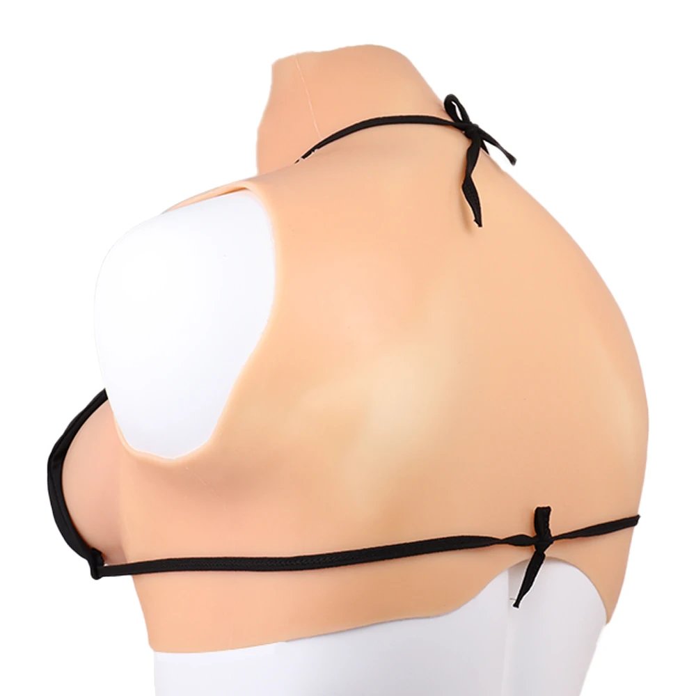 Silicone Breast Form Realistic Breast, Sissy Boy Half Body Realistic Breast Forms ,Breast Plates Sissy Full Set Sex Toy