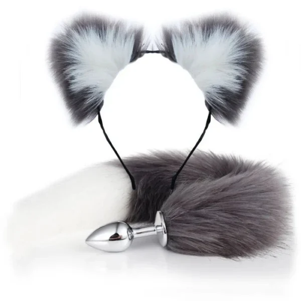 Adult Sex Toys Fox Tail Butt Plug for Couple Cosplay Role-Play Sex Game