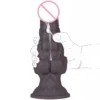 Muscle Monster Liquid Silicone Solid Manual Masturbation Dildo Launch Soft Adult Product Simulation Suction