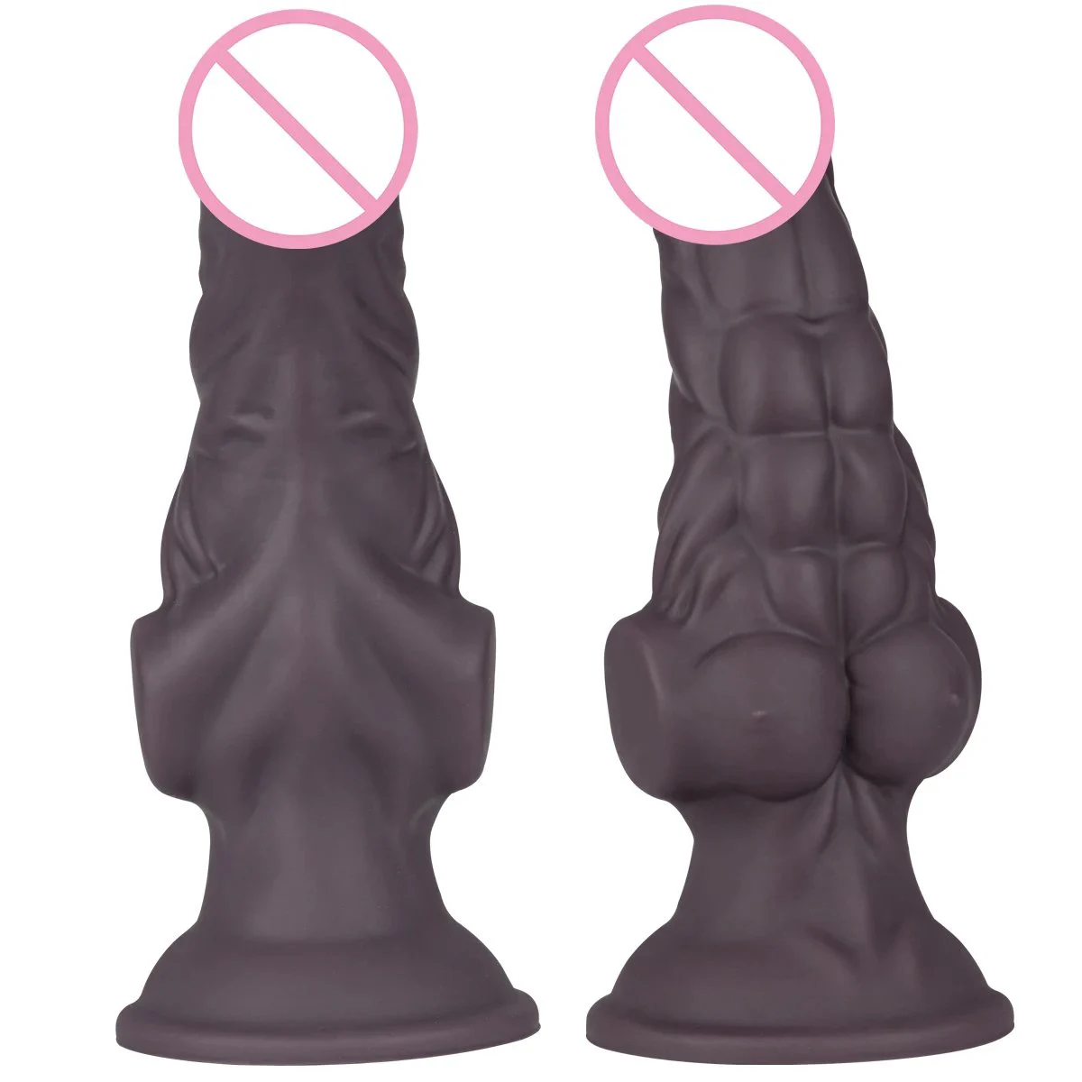 Muscle Monster Liquid Silicone Solid Manual Masturbation Dildo Launch Soft Adult Product Simulation Suction