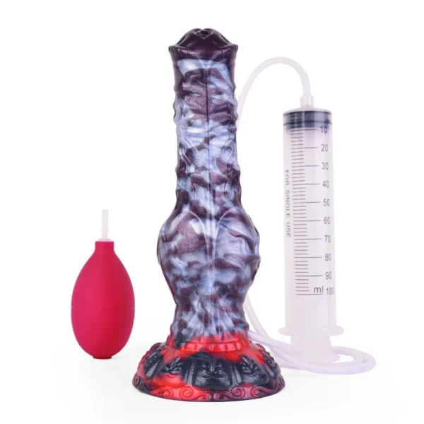 Squirting Dildo alien Cock Squirting Cock Wolf Animal Dildos with Suction Cup Ejaculating Dog Dildo Adult Sex Toy for Women
