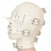 Unisex Milky White Latex Rubber Mask with Gag Rubber Tights Jumpsuit Eco-Friendly 100% Waterproof Party Headgear
