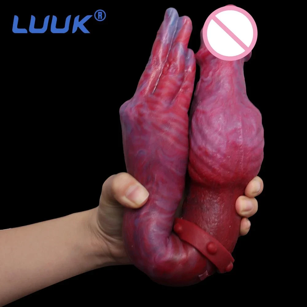Magic Dragon Long Double Ended Dildo for Lesbian Sex Adult Women Rubber Rod Penis Sex
